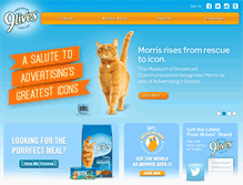 Tablet Screenshot of 9lives.com